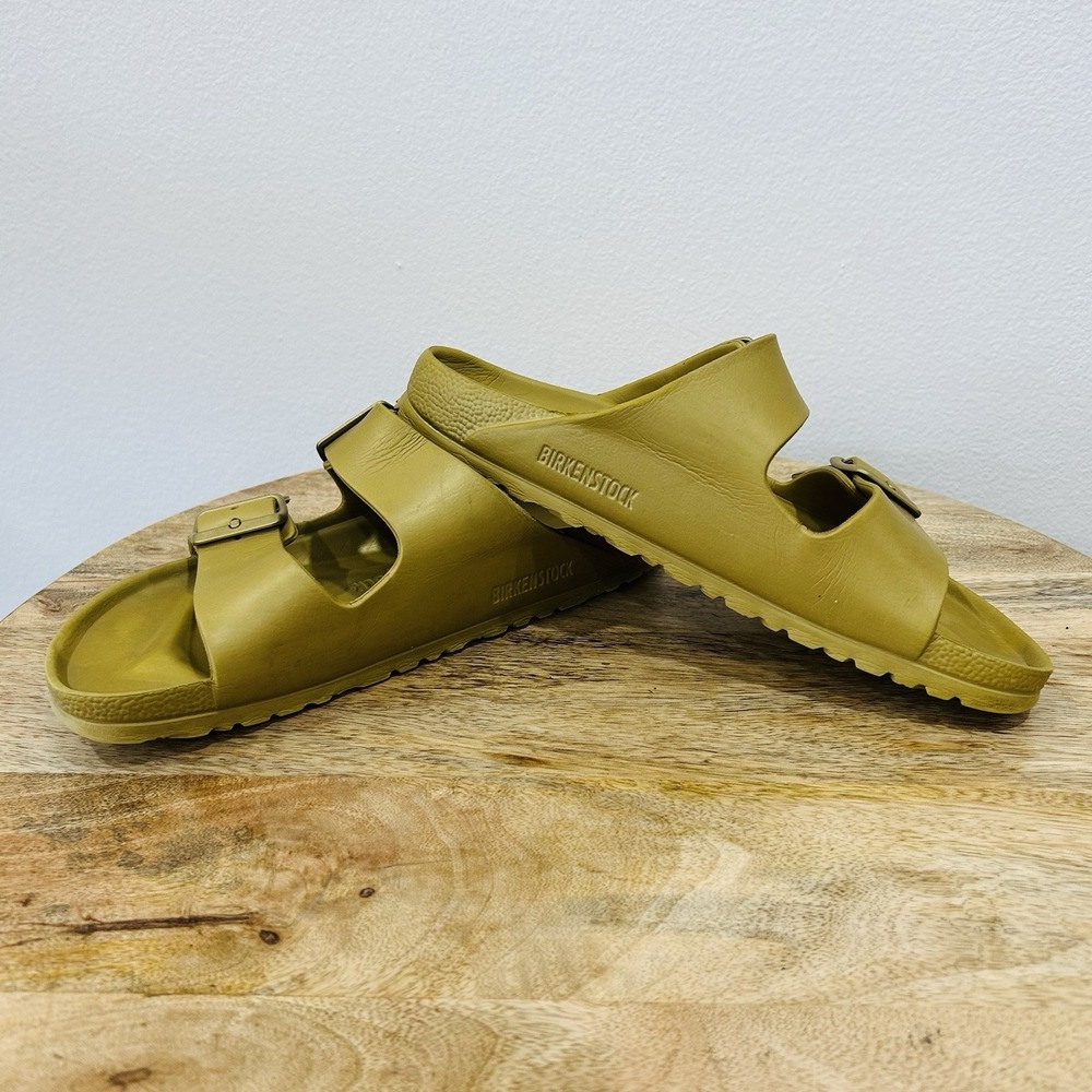 Birkenstock Arizona Essentials EVA Glamour Gold Women's Size 9 Men's 7 Sandals